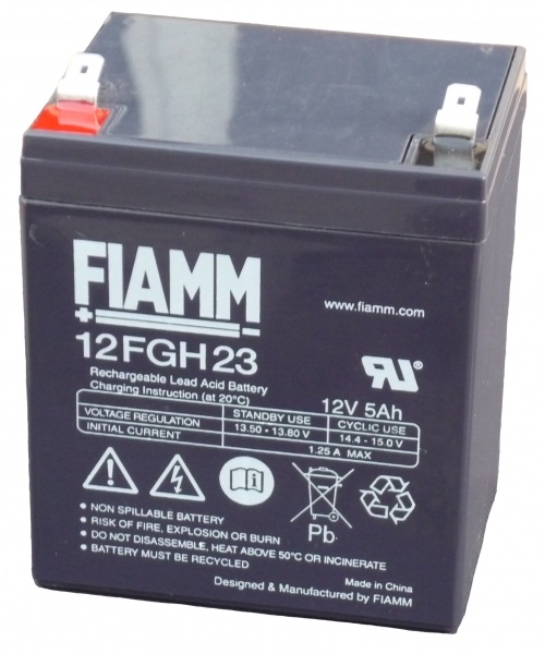  FIAMM 12FGH23 5ah 12V -    