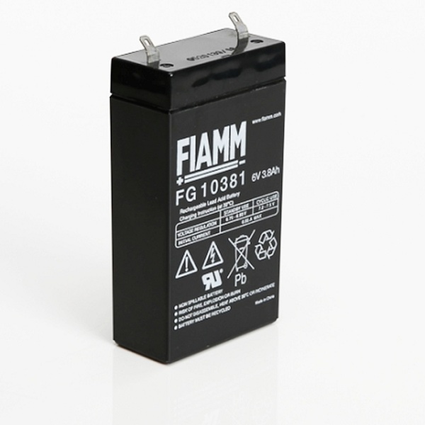  FIAMM FG10381 3.8ah 6V -    