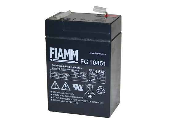  FIAMM FG10451 4.5ah 6V -    