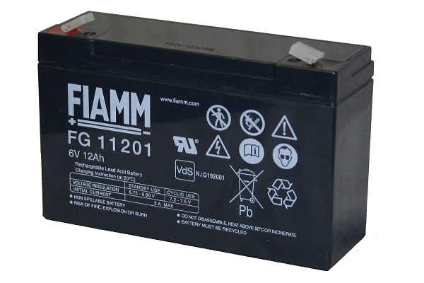  FIAMM FG11201 12ah 6V -    
