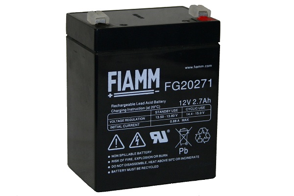  FIAMM FG20271 2.7ah 12V -    