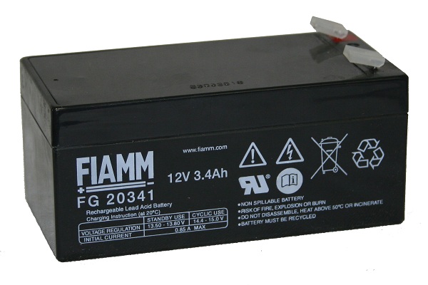  FIAMM FG20341 3.4ah 12V -    