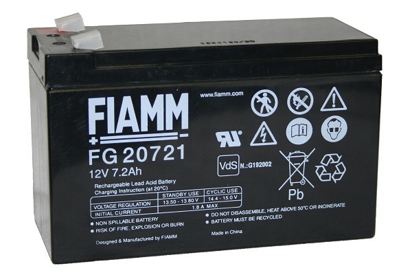  FIAMM FG20721 7.2ah 12V -    